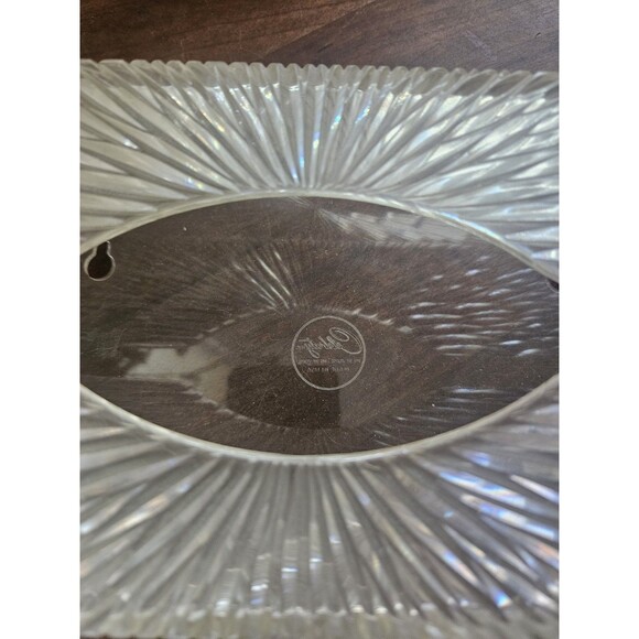Lucite Tissue Box By Celebrity Clear Starburst Lucite Tissue Holder Retro - Picture 2 of 5